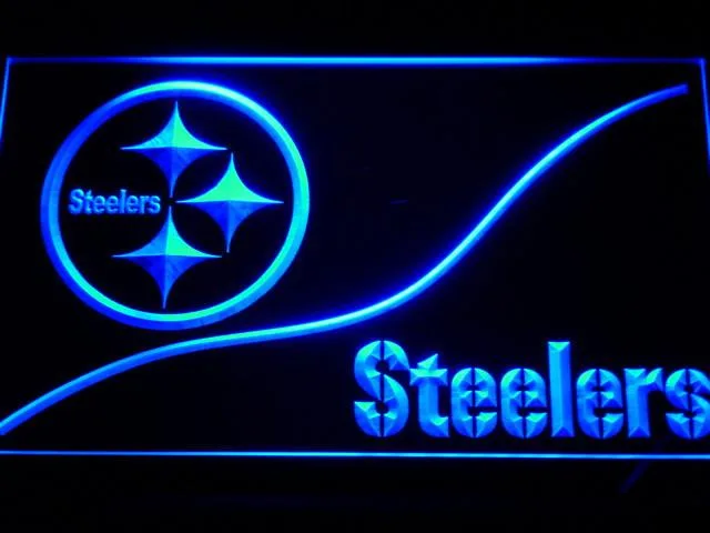 Pittsburgh Steelers Split LED Neon Sign