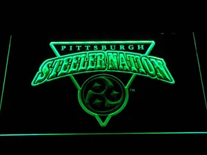 Pittsburgh Steelers Steeler Nation LED Neon Sign