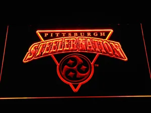 Pittsburgh Steelers Steeler Nation LED Neon Sign