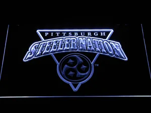 Pittsburgh Steelers Steeler Nation LED Neon Sign