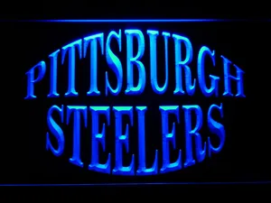 Pittsburgh Steelers Text 2 LED Neon Sign