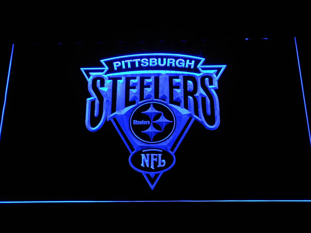 Pittsburgh Steelers Triangle Logo LED Neon Sign