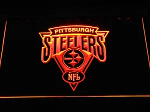 Pittsburgh Steelers Triangle Logo LED Neon Sign