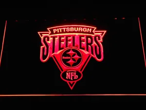 Pittsburgh Steelers Triangle Logo LED Neon Sign