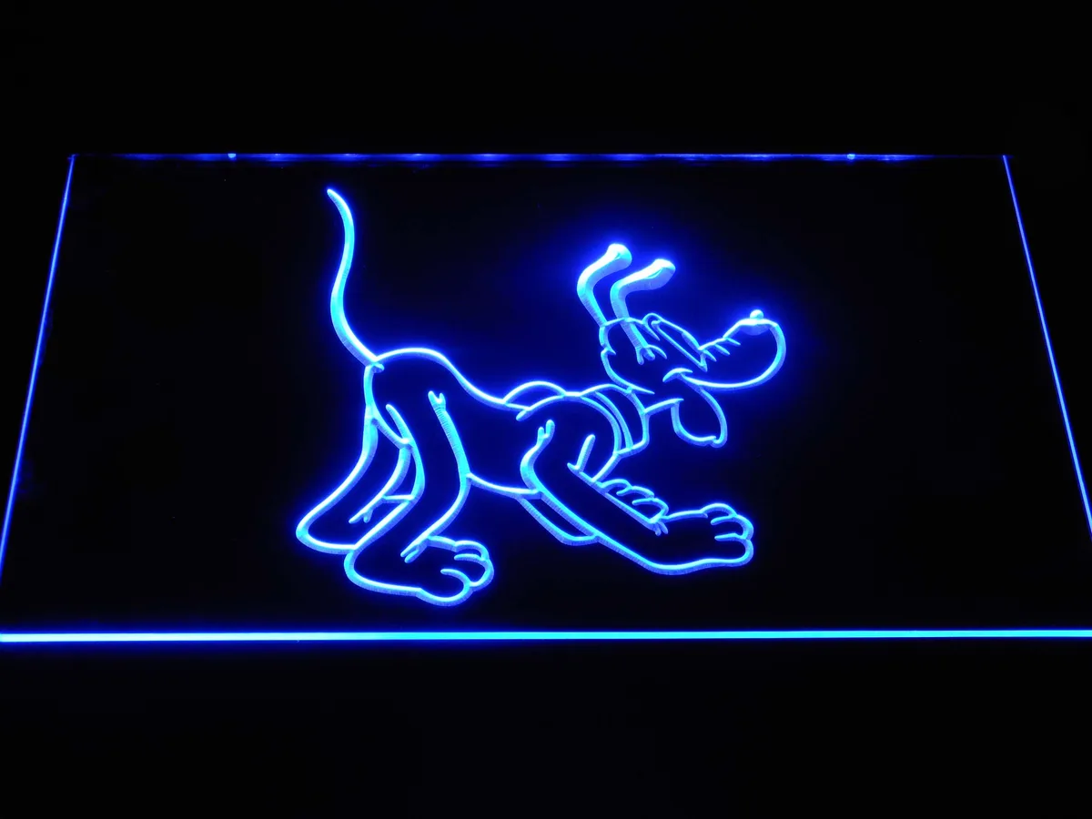Pluto Back LED Neon Sign