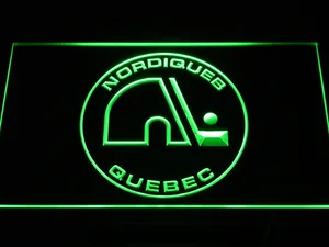 Quebec Nordiques LED Neon Sign - Legacy Edition
