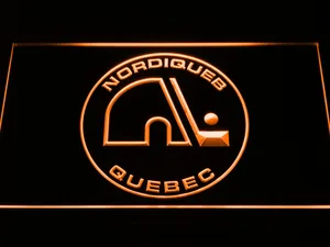 Quebec Nordiques LED Neon Sign - Legacy Edition