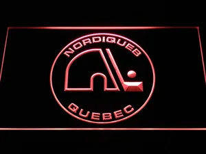Quebec Nordiques LED Neon Sign - Legacy Edition