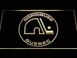 Quebec Nordiques LED Neon Sign - Legacy Edition