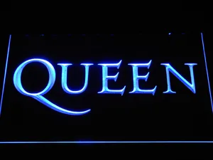 Queen Wordmark LED Neon Sign