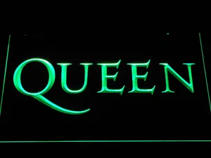 Queen Wordmark LED Neon Sign