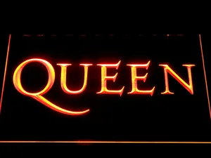 Queen Wordmark LED Neon Sign