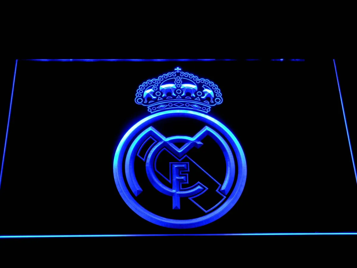 Real Madrid CF Crest LED Neon Sign