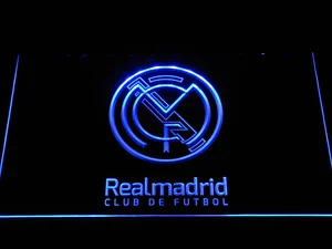 Real Madrid CF Crest LED Neon Sign - Legacy Edition