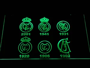 Real Madrid CF Logos LED Neon Sign