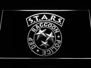 Resident Evil STARS LED Neon Sign