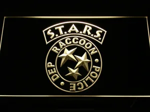 Resident Evil STARS LED Neon Sign
