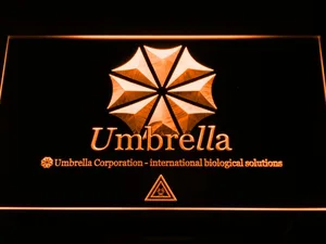 Resident Evil Umbrella Corporation LED Neon Sign