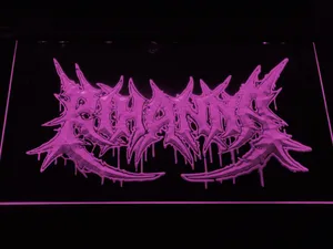 Rihanna Death Metal VMA Logo LED Neon Sign