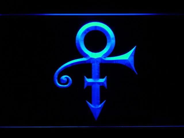 RIP - Prince Symbol LED Neon Sign