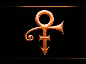 RIP - Prince Symbol LED Neon Sign