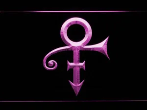 RIP - Prince Symbol LED Neon Sign
