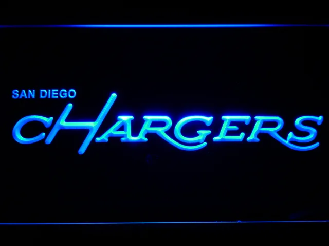 San Diego Chargers 1974-1987 LED Neon Sign - Legacy Edition