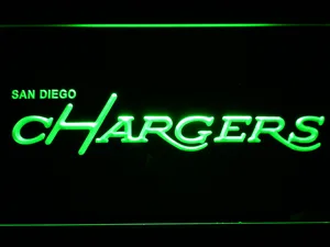 San Diego Chargers 1974-1987 LED Neon Sign - Legacy Edition