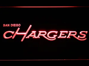 San Diego Chargers 1974-1987 LED Neon Sign - Legacy Edition