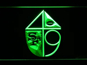 San Francisco 49ers 1965-1972 Logo LED Neon Sign - Legacy Edition