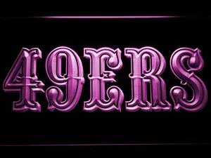 San Francisco 49ers 1972-2004 Logo LED Neon Sign - Legacy Edition