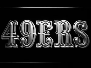 San Francisco 49ers 1972-2004 Logo LED Neon Sign - Legacy Edition