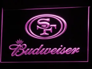 San Francisco 49ers Budweiser LED Neon Sign