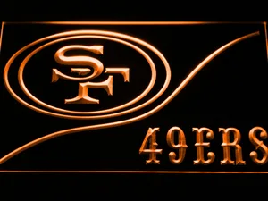 San Francisco 49ers Split LED Neon Sign