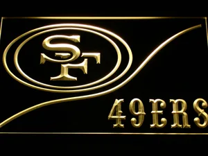 San Francisco 49ers Split LED Neon Sign