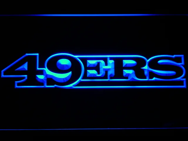 San Francisco 49ers Text LED Neon Sign