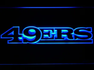 San Francisco 49ers Text LED Neon Sign