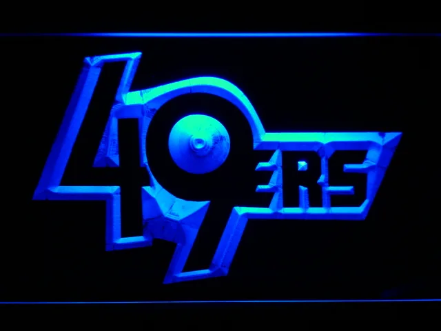 San Francisco 49ers Unused 1991 Logo LED Neon Sign - Legacy Edition