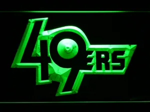 San Francisco 49ers Unused 1991 Logo LED Neon Sign - Legacy Edition