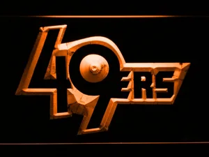 San Francisco 49ers Unused 1991 Logo LED Neon Sign - Legacy Edition