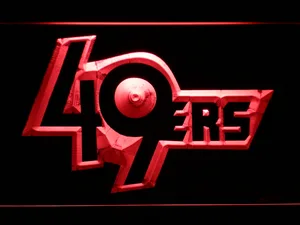 San Francisco 49ers Unused 1991 Logo LED Neon Sign - Legacy Edition