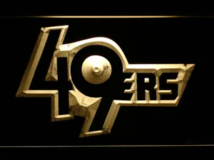 San Francisco 49ers Unused 1991 Logo LED Neon Sign - Legacy Edition