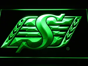 Saskatchewan Roughriders LED Neon Sign - Legacy Edition