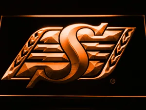 Saskatchewan Roughriders LED Neon Sign - Legacy Edition