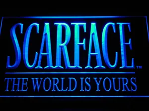 Scarface The World is Yours LED Neon Sign