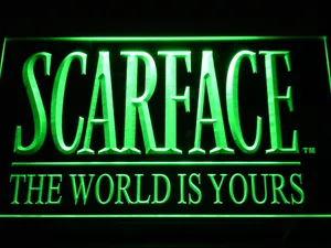 Scarface The World is Yours LED Neon Sign