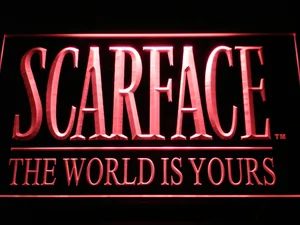 Scarface The World is Yours LED Neon Sign