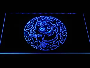 Scooby Doo Circle Pattern LED Neon Sign