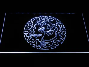 Scooby Doo Circle Pattern LED Neon Sign
