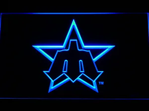 Seattle Mariners 1981-1986 LED Neon Sign - Legacy Edition